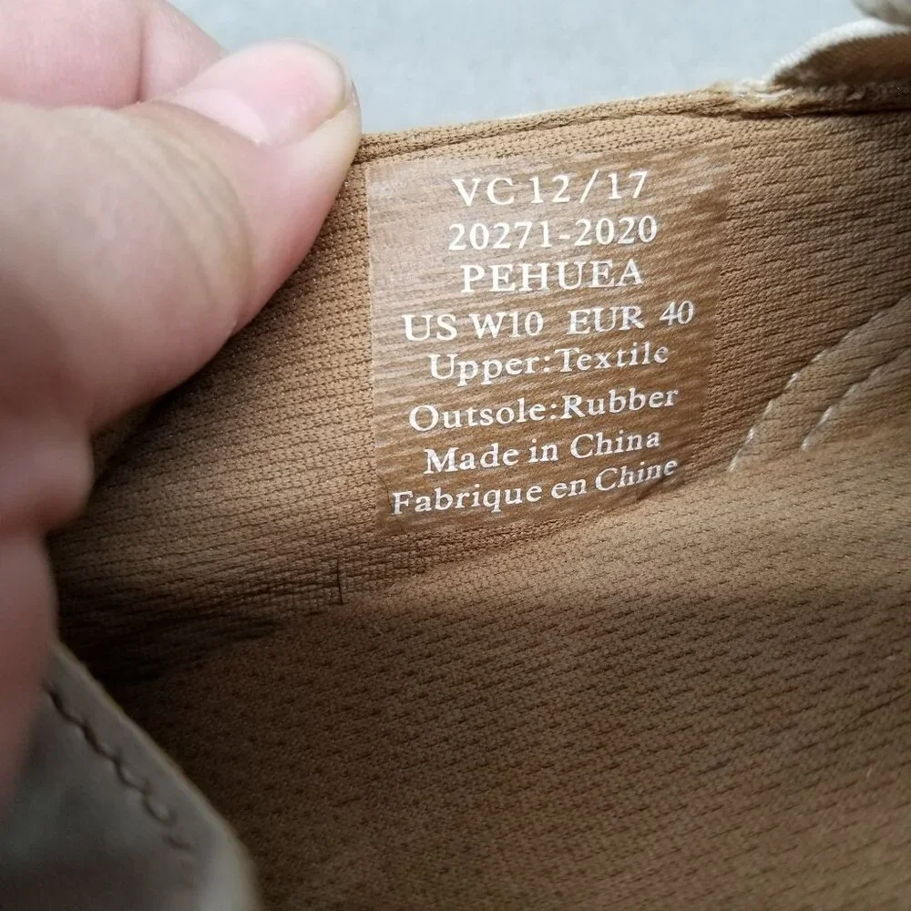 OluKai Shoes Womens 10 Tan Mesh Pehuea Slip On Sneakers *Read*